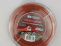 Леска Хопер DUO-LINE квадрат с сердечн 3.0mm*1LB(48M) (про-блистер) красный (25шт/упак)
